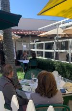 LISA RINNA Out for Lunch at Tra Di Noi in Malibu 02/06/2021