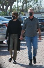 LISA RINNA Out for Lunch at Tra Di Noi in Malibu 02/06/2021