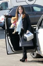LISA VANDERPUMP Out with her Dog in Los Angeles 02/07/2021