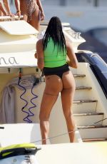 LIZ CAMBAGE in Bikini at a Yacht in St.Barth 02/02/2021