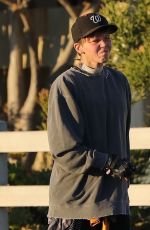 LONI WILLISON Pulls a Cart Out at Santa Monica Beach 02/20/201