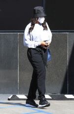 LORI HARVEY Leaves XIV Karats in Beverly Hills 02/03/2021