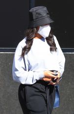 LORI HARVEY Leaves XIV Karats in Beverly Hills 02/03/2021