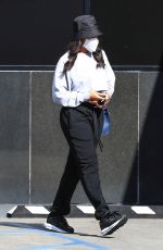 LORI HARVEY Leaves XIV Karats in Beverly Hills 02/03/2021