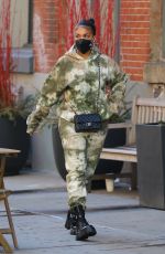 LORI HARVEY Out and About in New York 02/16/2021