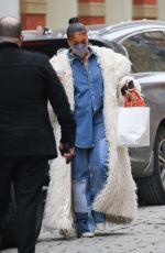 LORU HARVEY Out Shopping in New York 02/15/2021