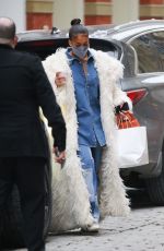 LORU HARVEY Out Shopping in New York 02/15/2021