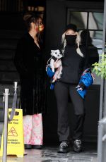 LOTTIE MOSS Out with Her Dog in Los Angeles 01/29/2021