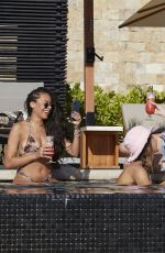 LOTTIE MOSS, SAHARA RAY and BLITHE SAXON in Bikinis in Palm Springs 02/17/2021