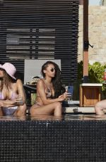 LOTTIE MOSS, SAHARA RAY and BLITHE SAXON in Bikinis in Palm Springs 02/17/2021
