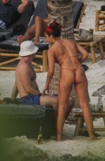 LOURDES LEON in Bikini at a Beach in Tulum 01/31/2021