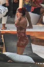LOURDES LEON in Bikini at a Beach in Tulum 01/31/2021