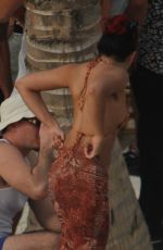 LOURDES LEON in Bikini at a Beach in Tulum 01/31/2021