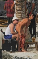 LOURDES LEON in Bikini at a Beach in Tulum 01/31/2021