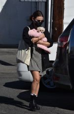 LUCY HALE Adopts a New Dog in Studio City 02/06/2021