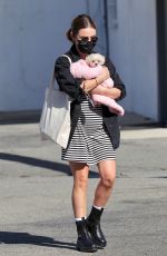 LUCY HALE Adopts a New Dog in Studio City 02/06/2021