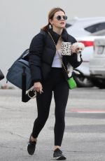 LUCY HALE and BAILEE MADISON Leaves Yoga Class in West Hollywood 02/15/2021