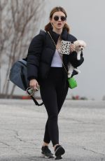 LUCY HALE and BAILEE MADISON Leaves Yoga Class in West Hollywood 02/15/2021
