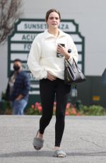 LUCY HALE and BAILEE MADISON Leaves Yoga Class in West Hollywood 02/15/2021