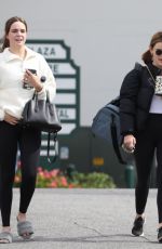 LUCY HALE and BAILEE MADISON Leaves Yoga Class in West Hollywood 02/15/2021