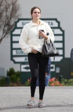 LUCY HALE and BAILEE MADISON Leaves Yoga Class in West Hollywood 02/15/2021