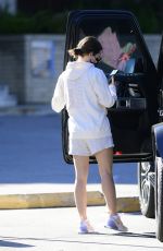 LUCY HALE Arrives at Alfred