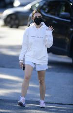 LUCY HALE Arrives at Alfred