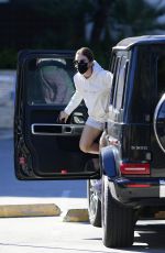 LUCY HALE Arrives at Alfred