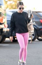 LUCY HALE Arrives at Pilates Class in Los Angeles 02/27/2021