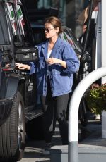 LUCY HALE at a Gas Station in Studio City 02/10/2021