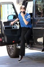 LUCY HALE at a Gas Station in Studio City 02/22/2021