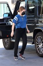 LUCY HALE at a Gas Station in Studio City 02/22/2021