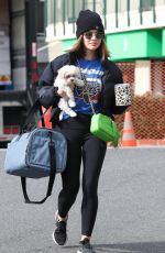 LUCY HALE Heading to a Gym in Los Angeles 02/15/2021