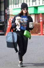 LUCY HALE Heading to a Gym in Los Angeles 02/15/2021