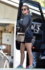 LUCY HALE Heading to a Gym in Studio City 02/24/2021