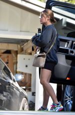 LUCY HALE Heading to a Gym in Studio City 02/24/2021