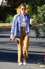 LUCY HALE Leaves a Friend