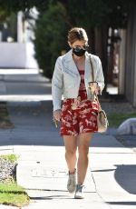 LUCY HALE Leaves a Meeting in Los Angeles 02/25/2021