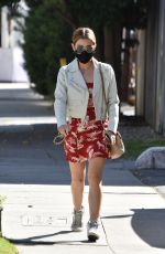 LUCY HALE Leaves a Meeting in Los Angeles 02/25/2021