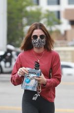 LUCY HALE Leaves Pilates Class in Los Angeles 02/09/2021
