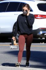LUCY HALE Out for Coffee in Los Angeles 02/18/2021