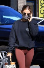 LUCY HALE Out for Coffee in Los Angeles 02/18/2021