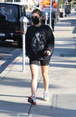 LUCY HALE Out for Coffee in Los Angeles 02/24/2021