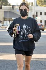 LUCY HALE Out for Coffee in Los Angeles 02/24/2021