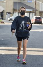 LUCY HALE Out for Coffee in Los Angeles 02/24/2021