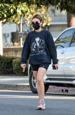 LUCY HALE Out for Coffee in Los Angeles 02/24/2021