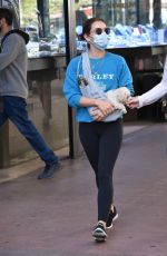 LUCY HALE Out for Coffee with a Friend in Los Angeles 02/16/2021