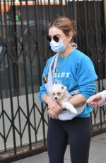 LUCY HALE Out for Coffee with a Friend in Los Angeles 02/16/2021