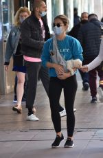 LUCY HALE Out for Coffee with a Friend in Los Angeles 02/16/2021