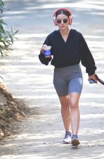 LUCY HALE Out for Iced Coffee in Los Angeles 02/08/2021